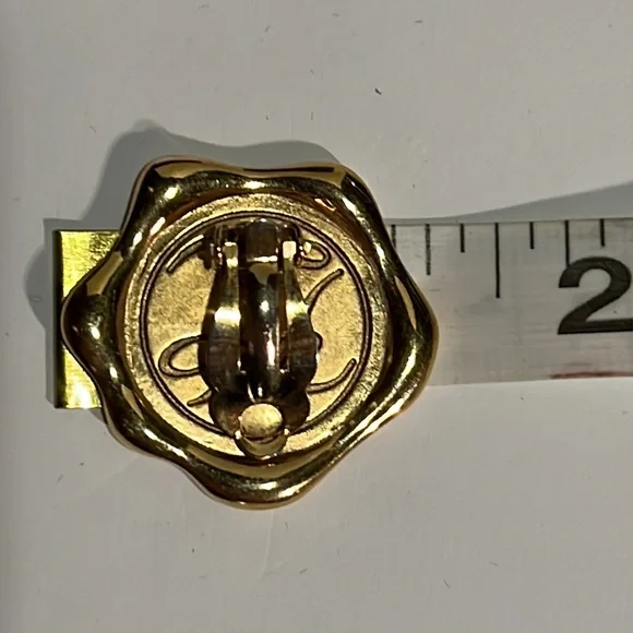 Karl Lagerfeld vintage couture earrings - Picture 4 of 5